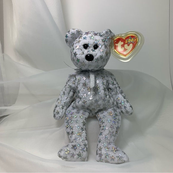 Vintage Ty “The Beginning “ Beanie Baby Bear Y2K/ VTG / 2000 / NWT - Picture 1 of 7